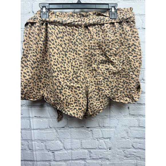 Aerie Womens Animal Print Camp Shorts Size XL - Picture 2 of 10